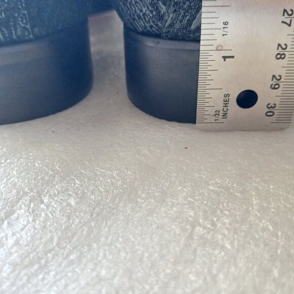 Fiesso by Aurelio Garcia Black Croc & Gold Toe Loafers Mens 13 Great Cond - Picture 11 of 13